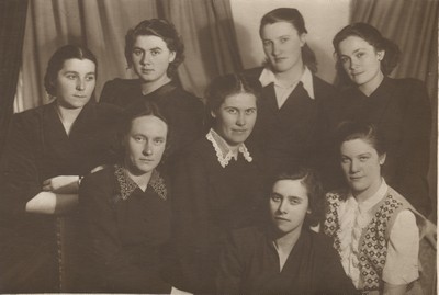 Выпускники агрономического факультета в день распределения на работу в Казахстан, март 1954 года